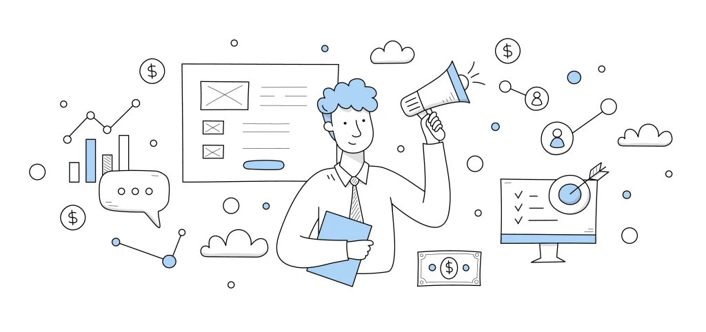 imagen ilustrativa para el título de beneficios de usar estrategias de marketing digital