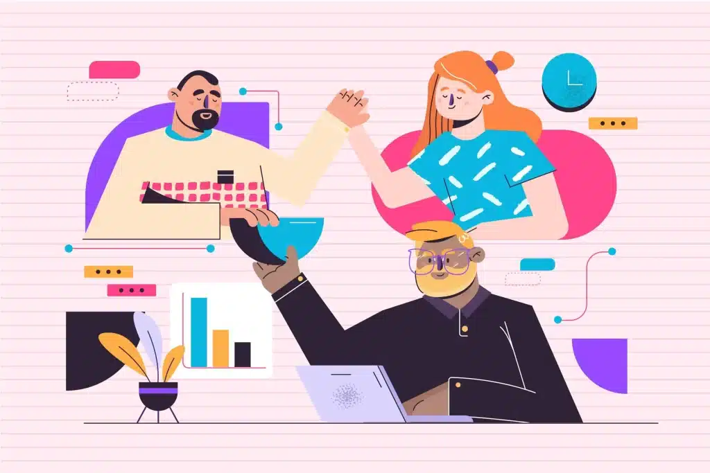 Ejecutivo evaluando propuesta de agencia de marketing digital — guía de tipos de agencia y criterios de selección para LATAM