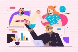 Ejecutivo evaluando propuesta de agencia de marketing digital — guía de tipos de agencia y criterios de selección para LATAM